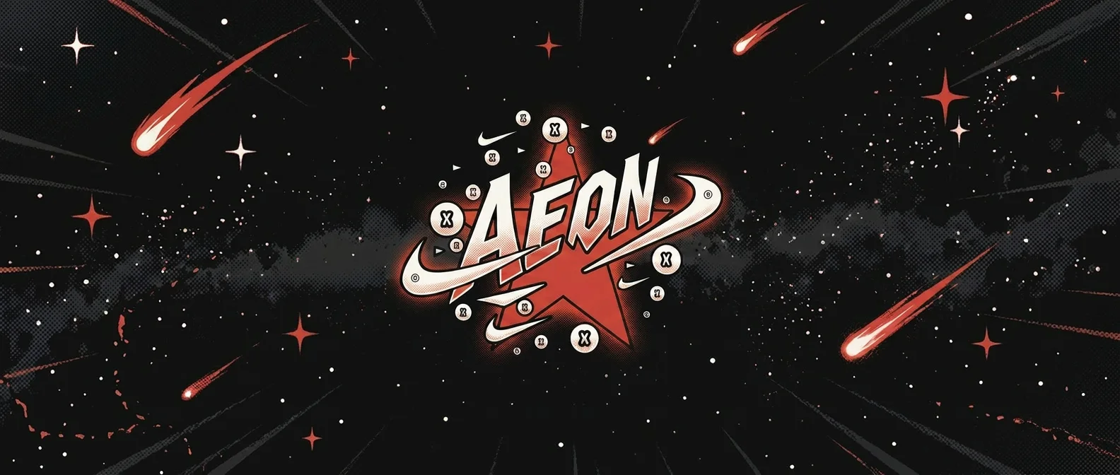 aeon halftone brand emblem